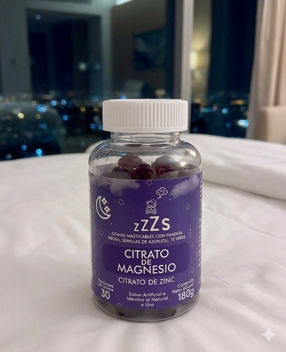 GOMITAS PARA DORMIR CITRATO DE MAGNESIO