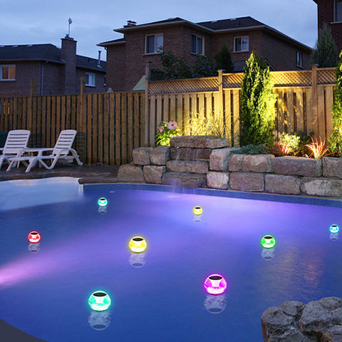LUZ FLOTANTE IMPERMEABLE PARA PISCINA