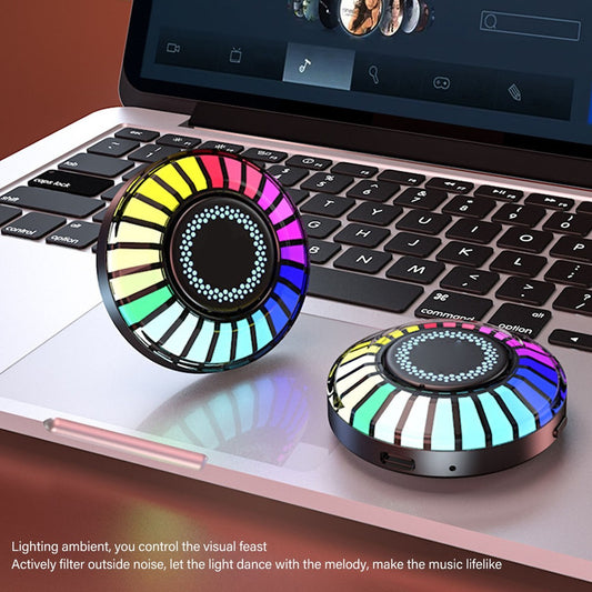PARLANTE RITMICO CON LUZ LED PARA AUTO