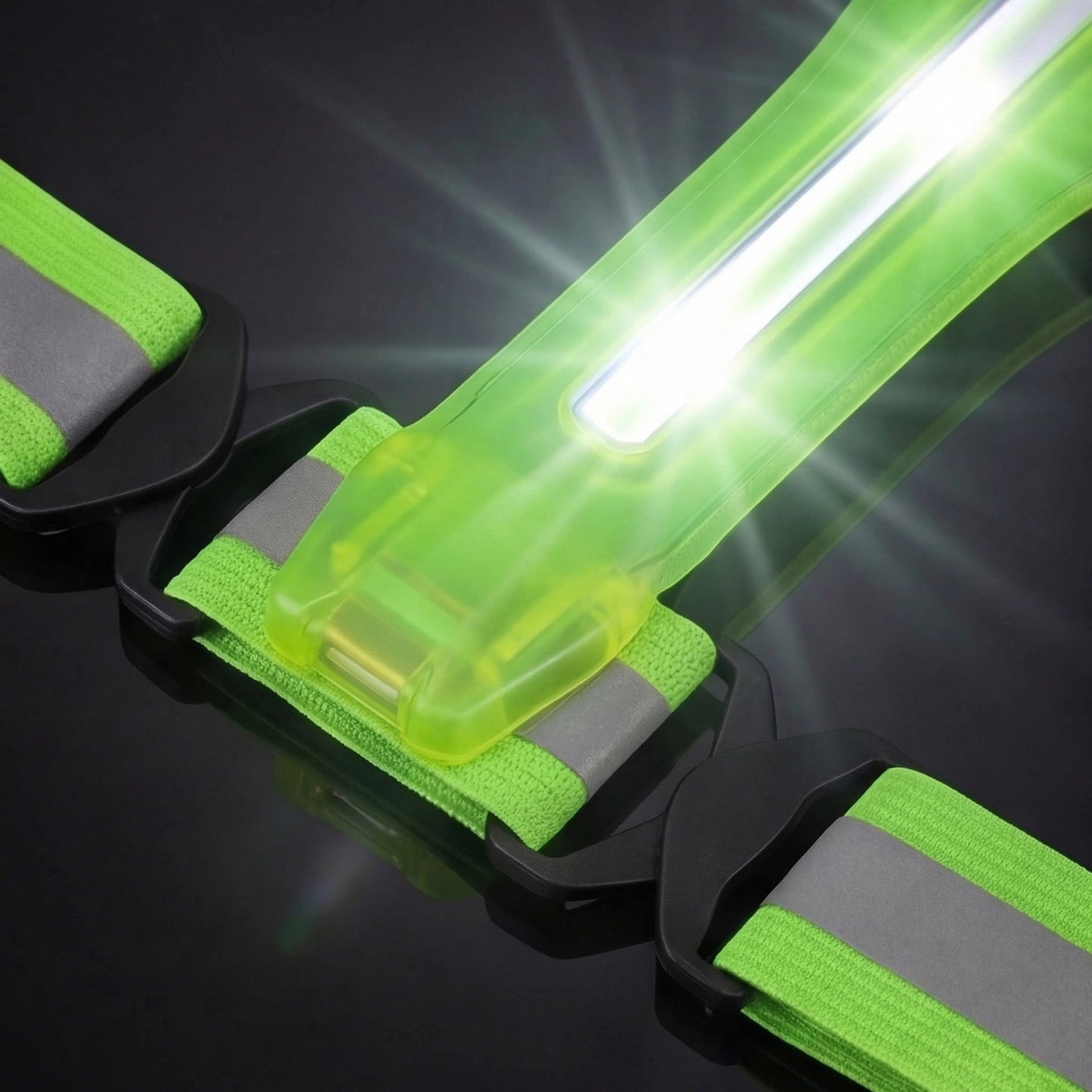 CHALECO REFLECTIVO PARA MOTO CON LUZ LED