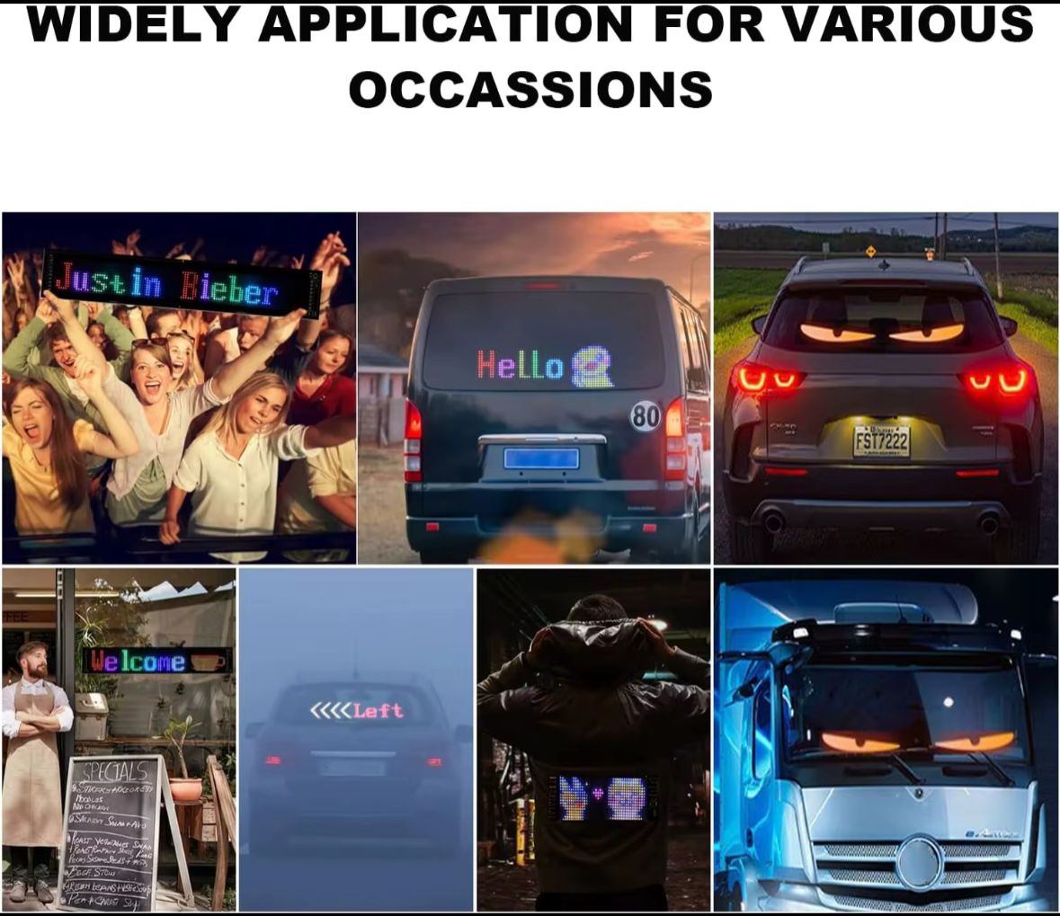 PANEL LED MATRIX FLEXIBLE 34X10CM